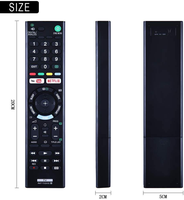 Télécommande de remplacement RMT-TX300E compatible avec les téléviseurs intelligents Sony Bravia avec NETFLIX et YOUTUBE