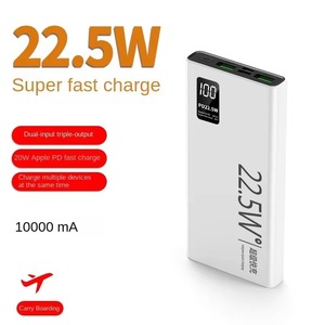 Batterie externe PD66W 10000/20000mAh, charge rapide, chargeur portable 21V 4A, affichage numérique pour appareils de voyage - Product Image 5