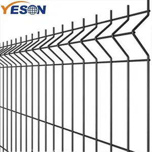 Garden Fence Metal Material 3D Bending Curved Welded Steel Wire Mesh Panel