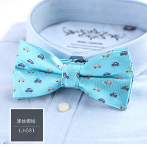 Pajarita clásica ajustable para bebés y niños pequeños, corbata de moda para niños y niñas con patrón de mariposa, poliéster hecho para ropa de fiesta Formal - Product Image 6