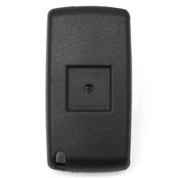 Carcasa de Llave Remota para Coche con 3 Botones, Entrada sin Llave, Cubierta de Llave de Vehículo, Carcasa de Llave con Cuchilla HU83 CE0536 y Soporte para Batería