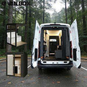 Kits de <span class=keywords><strong>camping</strong></span>-<span class=keywords><strong>car</strong></span> modulaires avec lit relevable, douche pliante et toilettes pour mini-remorque <span class=keywords><strong>4x4</strong></span> rouge - Product Image 1