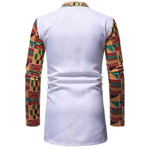 <span class=keywords><strong>Vestido</strong></span> Dashiki africano de guipur para hombre, venta al por mayor de fábrica - Product Image 3