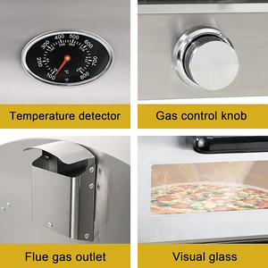 Horno <span class=keywords><strong>de</strong></span> Pizza a Gas <span class=keywords><strong>de</strong></span> Encimera Moderno e Innovador, <span class=keywords><strong>de</strong></span> Acero Inoxidable, Diseño Plegable <span class=keywords><strong>de</strong></span> Bajo Consumo para una Pizza <span class=keywords><strong>Casera</strong></span> Perfecta - Product Image 5