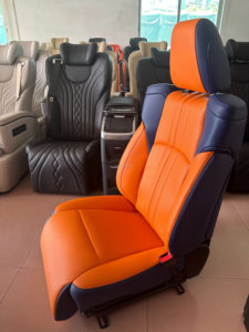 Sièges avant VIP de style aviation de luxe pour conducteur et passager avec fonction inclinable pour voitures d'affaires - Product Image 3