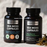 Capsules de Shilajit avec Rhodiola Rosea, complément himalayen pour le soulagement du stress et l'énergie, capsules de mousse marine, complément naturel