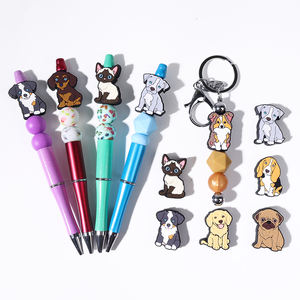Manufacture Wristlet Keychain Bracelet Diy Animal New Dog Focal <strong>Beads</strong> Pens Bpa Free Focal <strong>Beads</strong> <strong>Silicone</strong> <strong>Wholesale</strong> - Product Image 4