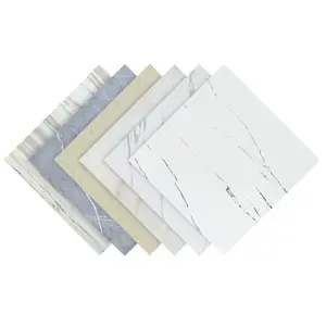 Auto-adesivo impermeável Pvc plástico piso mármore espessado resistente ao desgaste imitar azulejos decorativos do agregado familiar