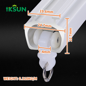 รางม่านอลูมิเนียมแบบเงียบ ทนทาน เหมาะสำหรับหน้าต่างบ้านและอาคารพาณิชย์ - Product Image 2