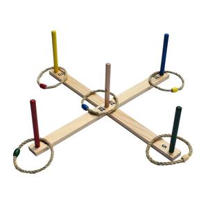 <span class=keywords><strong>Jeu</strong></span> <span class=keywords><strong>de</strong></span> lancer d'anneaux en bois avec sac <span class=keywords><strong>de</strong></span> transport pour la famille, intérieur, extérieur, cour, fête, pelouse, jardin, plaisir pour enfants et adultes - Product Image 5