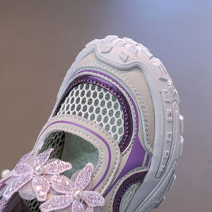 Nuevo modelo de alta calidad Pre Walker zapatos de bebé BLING Diamond Girl's Mary <span class=keywords><strong>Jane</strong></span> Sneaker precio bajo fábrica al por mayor 26-36 marca Oem - Product Image 3