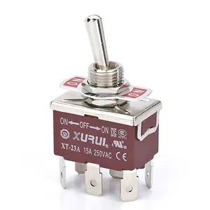 Switch Toggle Switch 15A 250V On Off On Electric Toggle Switch
