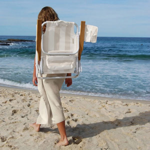 <span class=keywords><strong>Silla</strong></span> de <span class=keywords><strong>Playa</strong></span> Plegable Bestex de Alta Calidad, de Aluminio, Ligera, Reclinable, con 5 Posiciones, con Correas y Nevera - Product Image 1