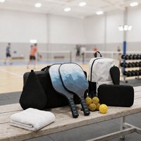 Raquette de pickleball en fibre de carbone T700, ensemble complet, approuvée par USA Pickleball, 16 mm, nid d'abeilles en polymère, 220 g