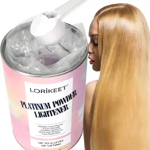 Best Selling Hair Bleaching Powder and Developer No Dust Ammonia Free Black Lighten Hair Dye Bleach