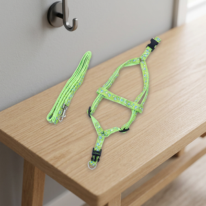 สายรัดอกสุนัขลายหัวใจสุดเท่ ขนาด 1.5 ซม. - Product Image 2