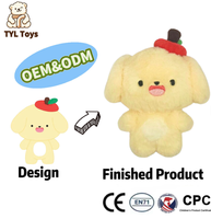 Boneka Plush Custom OEM ODM dengan Aksesoris Kostum Maskot Lumba-lumba Bordir Penghilang Stres Kain Plush Super Lembut Bersertifikat CE CPC
