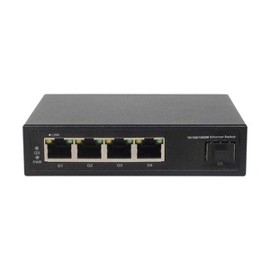 Convertidor de Medios Ópticos Multimodo de 5 Puertos Gigabit, Fibra Dual/Modo Único - Product Image 3