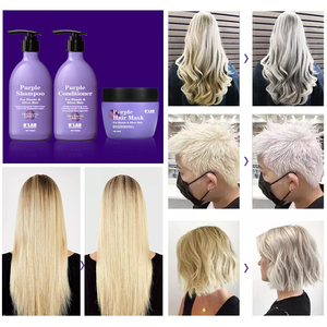 OEM ODM Ingrédients naturels Texturizing Purple Shampooing et après-shampoing pour <span class=keywords><strong>cheveux</strong></span> blonds et argentés - Product Image 4