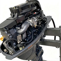 Motor Tempel Ringan Baru 4 Tak 20hp Bensin Mesin Kapal Bensin Motor Kapal Laut F20CMHL