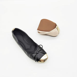 Alta Qualidade <span class=keywords><strong>Roll</strong></span> <span class=keywords><strong>up</strong></span> Bailarina Sapatos Mulheres Dobrável <span class=keywords><strong>Ballet</strong></span> <span class=keywords><strong>Flats</strong></span> Sapatos para As Mulheres - Product Image 4