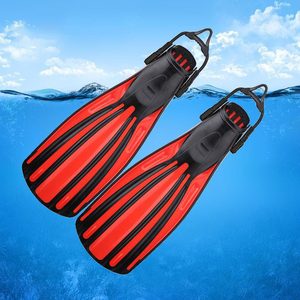 Aletas de Buceo Ajustables con Talón Abierto, Aletas de Snorkel para Natación, Buceo Libre, Ligeras, Potentes, Antideslizantes - Product Image 3