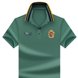 Camisa Casual Clásica de la Marca <span class=keywords><strong>Paul</strong></span> para Hombre, Verano, Holgada, Transpirable, Talla Grande, Manga Corta, Tejido de Punto, Sólida, Anti-Pilling - Product Image 2
