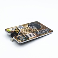 Clé USB personnalisée avec logo OTG, format carte de visite, 2-en-1, nouvelle en plastique, 8 Go/16 Go/32 Go/64 Go/128 Go