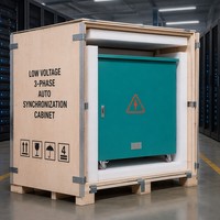 Boîtier de distribution automatique synchronisé en gros ASP 50kVA-500kVA 10ms, générateur d'alimentation double CA/CC à commutation réseau
