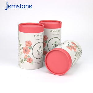Emballage de boîte cylindrique en carton écologique de qualité supérieure pour café, laminage mat, tube en papier personnalisé pour thé en vrac - Product Image 3
