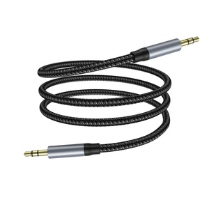 <span class=keywords><strong>Cable</strong></span> <span class=keywords><strong>de</strong></span> Audio Estéreo Trenzado AUX <span class=keywords><strong>de</strong></span> 3.5mm a 3.5mm, Macho a Macho, para Auriculares y Uso Exterior - Product Image 4