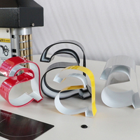 Enseigne publicitaire multifonctionnelle tout-en-un 3D, lettres en relief, logo, commande CNC, motorisation automatique, haute productivité, en alliage d'aluminium, AutoDrive
