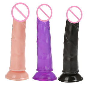Consolador personalizado de <span class=keywords><strong>8</strong></span> pulgadas al por mayor para masturbación de mujeres, pene realista de PVC con ventosa fuerte, juguetes sexys para adultos para mujeres - Product Image 6