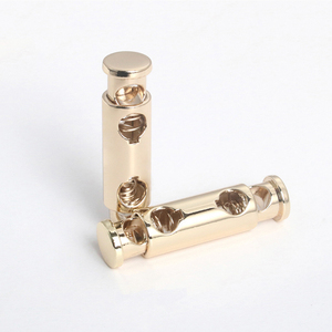 Kim loại có thể điều chỉnh khóa đôi lỗ kim loại dây khóa mùa xuân Fastener stoppers vòng dây dây phụ kiện - Product Image 5