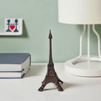 Figurine en métal gravée et sculptée, imprimée UV, en fonte antique, sur le thème de la Tour Eiffel, décoration de table de collection haut de gamme