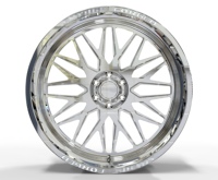 Jantes forgées tout-terrain personnalisées pour camion 22x12 24x14 26x14 à profil profond 6x139.7 pour F250 F350 Silverado 2500 Ram