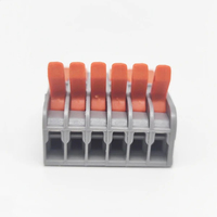 Conector de Cable Rápido Universal de 32A 250V, Bloque de Terminales PCB Compacto con Palanca de Resorte para Aplicaciones de Energía, Venta al Por Mayor