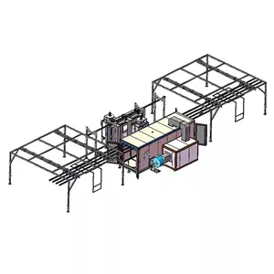 Powder Coating Equipment Conveyor Powder Coating Plant for Batch Productions for Aluminium/Panels