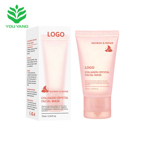 Mascarillas Faciales de Colágeno Orgánico Personalizadas de Fábrica para Hidratación y Humectación, que Proporcionan Alivio Rápido de la Sequedad - Product Image 1