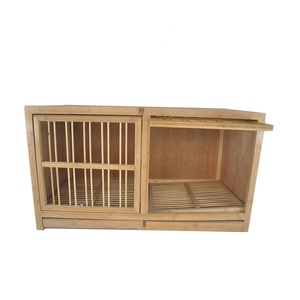 Nouvelle cage d'élevage pour pigeons, colombiers et oiseaux de compagnie, en bois, pour colombins et canaris, avec piège intégré. - Product Image 1