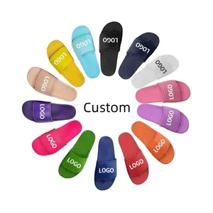 Basso Moq uomini Multi colori pantofole uomo semplice Logo personalizzato Sipper Slide con Logo