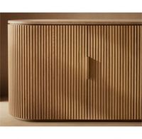 Meuble buffet à quatre portes Byron, très vendu, en chêne de haute qualité, table console pour salle à manger