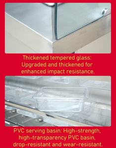 <span class=keywords><strong>ตู้</strong></span>แช่โชว์อาหารแบบหลาย<span class=keywords><strong>อุณหภูมิ</strong></span>สำหรับมลาถังและฮอทพอท - <span class=keywords><strong>ตู้</strong></span>โชว์อาหารสดสำหรับสถานีบริ<span class=keywords><strong>การ</strong></span>บุฟเฟ่ต์ - Product Image 2