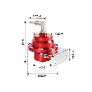 Régulateur de pression de carburant 9x6.5x4.2cm en aluminium réglable pour turbocompresseur à essence, modèle FPR-1003 - Product Image 1