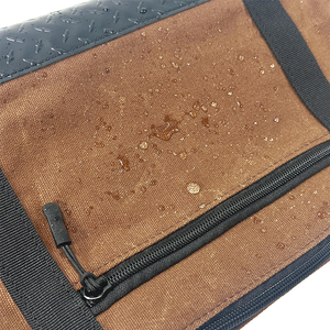 2pcs hai giai điệu vải lưu trữ túi thiết lập cầm tay Túi Xách Vải PVC màu xanh du lịch phòng tập thể dục tổ chức Túi - Product Image 6