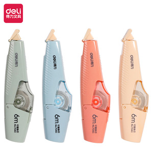 Deli Correction Tape 6M Replaceable Refill Student Office Use Mixed Colors - Product Image 2