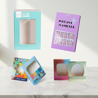 Boîte d'emballage en carton blanc écologique de luxe avec logo imprimé personnalisé et laminage mat