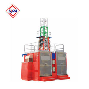 SC200/200GD Rack dan Pinion Frekuensi Rental Bangunan Hoist untuk Bahan Bangunan Lift Industri Angkat Konstruksi Lift - Product Image 5