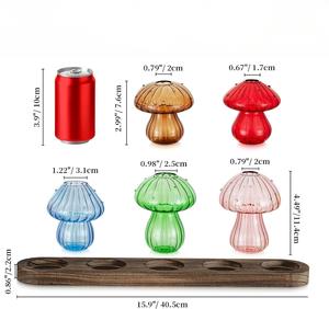 Pot tumbuhan kaca jamur untuk dekorasi rumah kantor, tempat penyebar unik untuk pecinta tanaman - Product Image 6