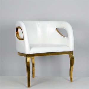 SF211019-1 all'ingrosso fuori porta decorazione per la casa elegante amante PU posti in acciaio inox divano design per il matrimonio - Product Image 3